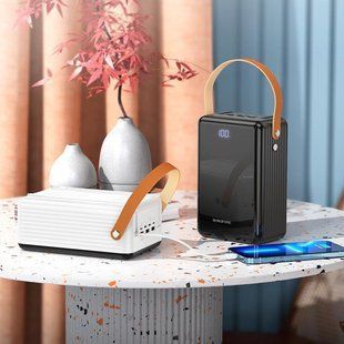 Потужний Павербанк повербанк із кабелем Type-C/Lightning BOROFONE BJ32 80000mAh |22.5W/3A, PD/QC| Чорний