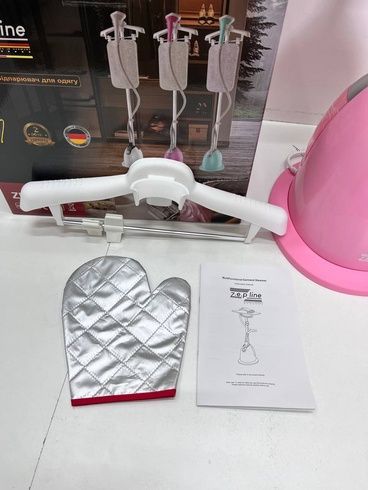 Отпариватель вертикальный для одежды со стойкой Zepline ZP-130 3000W Розовый