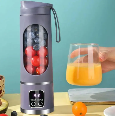 Портативний блендер-соковитискач AND у вигляді пляшки з USB зарядкою AND XL-1069