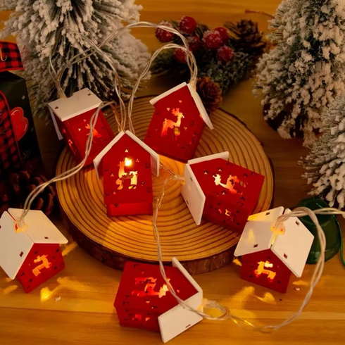 Новогодняя гирлянда 3 м, 20 LED, теплый белый свет, USB