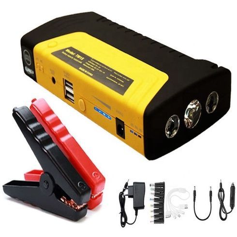Автомобильное пускозарядное устройство Jump Starter 9980 мАч с компрессором в кейсе