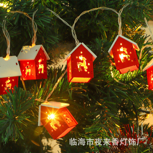 Новогодняя гирлянда 3 м, 20 LED, теплый белый свет, USB