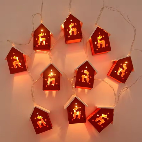 Новогодняя гирлянда 3 м, 20 LED, теплый белый свет, USB