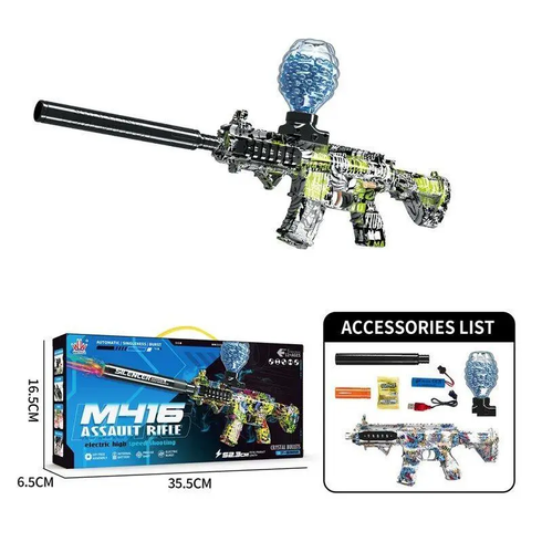 Автомат детский игрушечный M416 стреляющий шариками орбиз на аккумуляторе GUN TOYS WH10