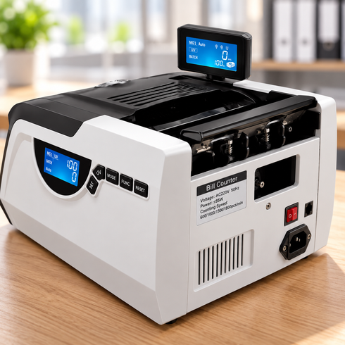 Счетная машинка Bill Counter GR-6200 / Счетчик банкнот c детектором / Счетчик банкнот 220 В