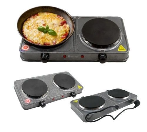 Электрическая плита на 2 комфорки Domotec MS-5822