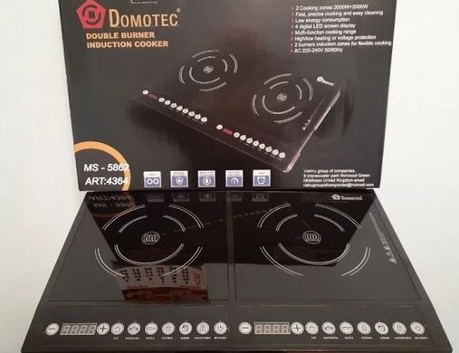 Електроплита Domotec MS-5862, Черный
