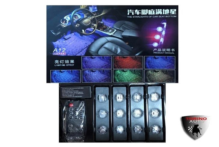 Подсветка салона автомобиля с пультом дистанционного управления The Starlight Of Car Seat Bottom A-12