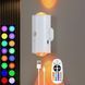 Умный настенный ночник с датчиком движения и RGB-подсветкой 1500 мАч / Аккумуляторный фонарь для лестницы / Беспроводная магнитная настенная лампа 11см
