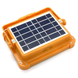 Портативная солнечная батарея универсальная для заряда Power bank Solar LED light D8 12000 mAH, Жёлтый