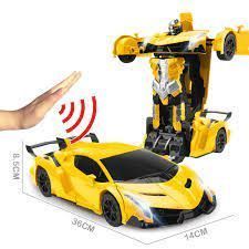 Машинка трансформер Автобот Lamborghini Robot Car на радіокеруванні 2в1