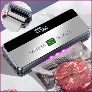 Вакуумный упаковщик с сенсорным дисплеем Zepline / Вакууматор для продуктов ZP-356 200 Вт