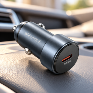 Адаптер CAR BZ32A Fresh PD30W+QC3.0 / Зарядное устройство для автомобиля / Прикуриватель переходник - Type-C