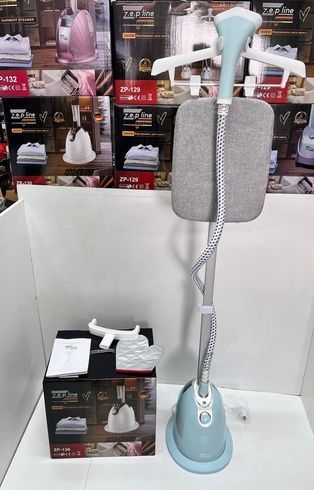 Отпариватель вертикальный для одежды со стойкой Zepline ZP-130 3000W Голубой