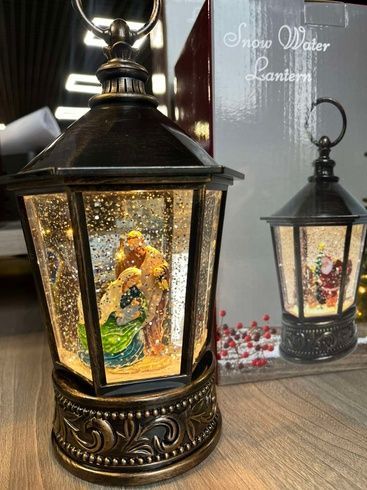 Новогодний музыкальный ночник-светильник XMAS WDL 24077A Рождественская ночь