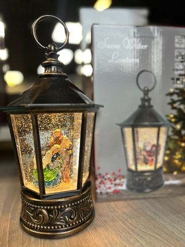 Новогодний музыкальный ночник-светильник XMAS WDL 24077A Рождественская ночь