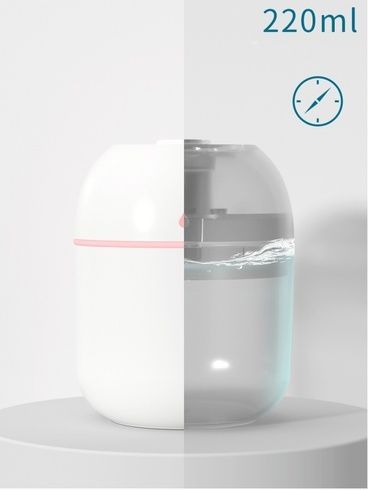 Ультразвуковий міні зволожувач повітря USB Humidifier з підсвічуванням