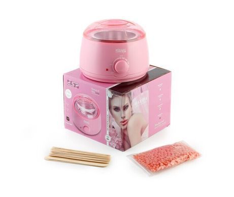 Воскоплав Beauty Skincare DSP F-70004 80 Вт для воскової депіляції Рожевий, Рожевий