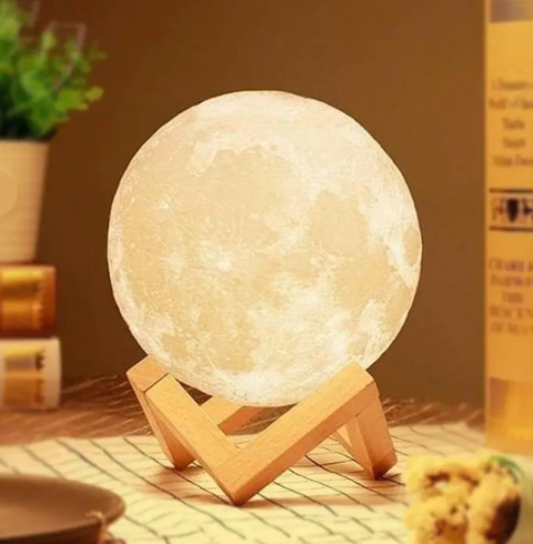 Настольный светильник луна Magic 3D Moon Light От Аккумулятора