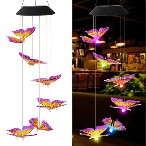 Садовый светильник-ночник 5 MULTI Led Solar на солнечной батарее 16 режимов
