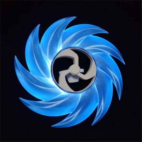 Детская вращающаяся игрушка с LED подсветкой / Световой летающий диск Eightfold Light Disc 360&deg; 666-2