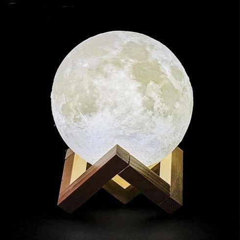Настольный светильник луна Magic 3D Moon Light От Аккумулятора