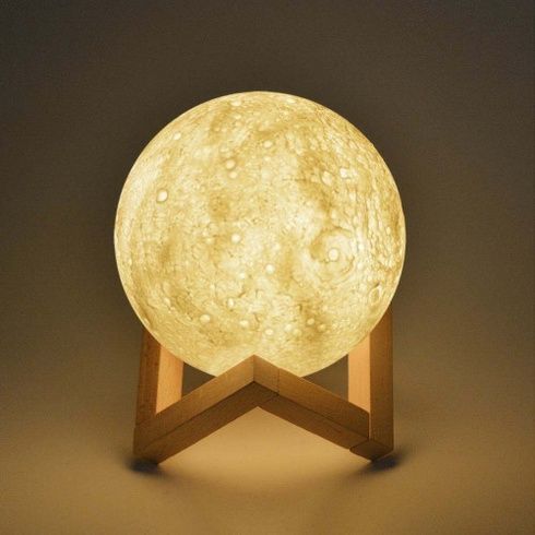 Настольный светильник луна Magic 3D Moon Light От Аккумулятора