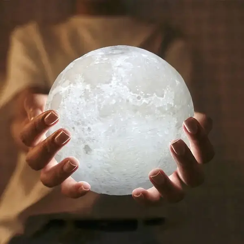 Настольный светильник луна Magic 3D Moon Light От Аккумулятора