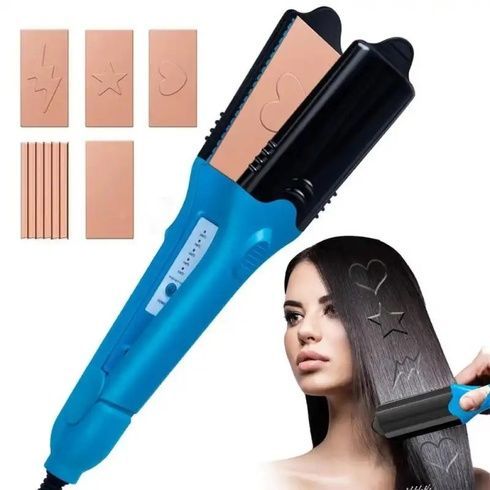 Плойка-выпрямитель для волос со сменными насадками HAIR STYLE XL-619 Утюжок с керамическим покрытием