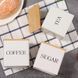 Набор банок для хранения &laquo;Sugar/Coffee/Tea&raquo; с бамбуковыми крышками и подставкой