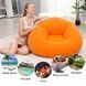 Надувне крісло-пуф Inflatable Sofa / Надувне крісло-мішок 110&times;110&times;85 см Помаранчевий