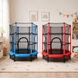 Батут детский для дома TILLY BT-RJ-0072 с защитной сеткой 140х160 см до 100 кг