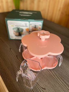 Органайзер Для Сыпучих Средств  ROUND BOX, Розовый