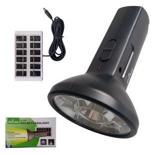 Фонарь Solar flashlight CL-058, Черный