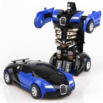 Машинка трансформер Автобот Lamborghini Robot Car на радиоуправлении 2в1 Синий