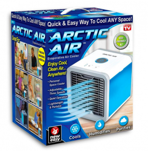 Портативний кондиціонер 4в1 Rovus Arctic Air з підсвічуванням / Міні-кондиціонер