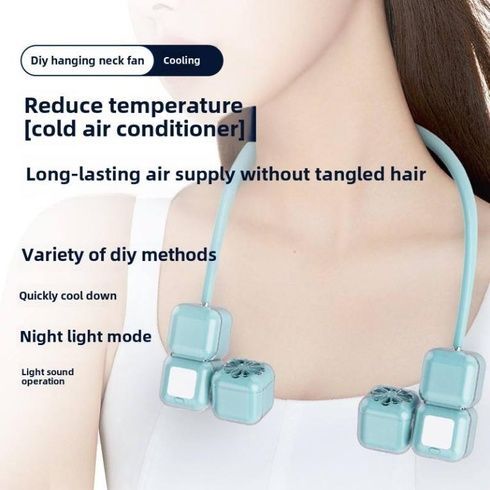 Шийний вентилятор Ice Cube, знімний Hanging neck fan AND LY-955