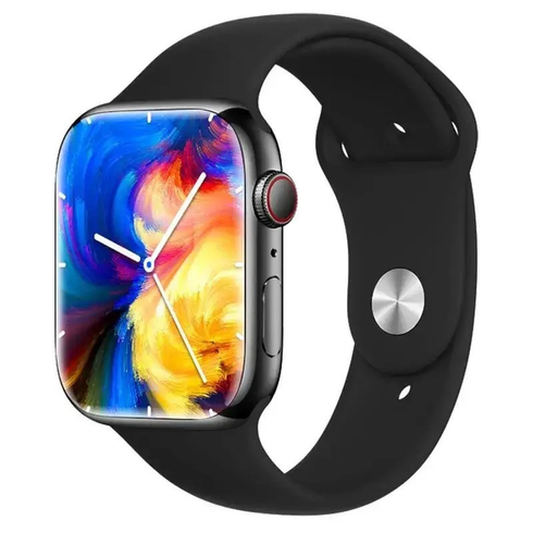 Смарт-часы Smart Watch GS7 Pro Max, 45 мм, звонки, беспроводная зарядка розовый