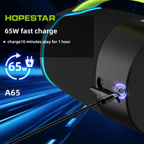 Портативная беспроводная Bluetooth колонка Hopestar A65 | с микрофоном