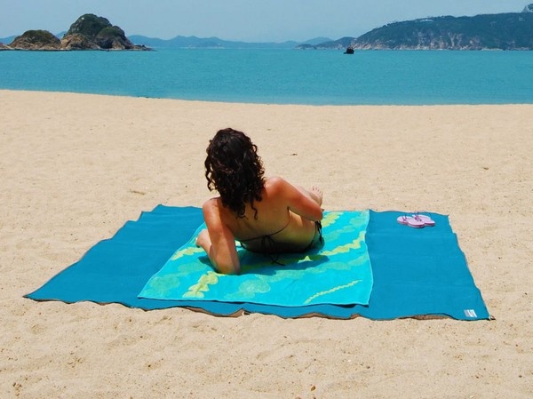 Пляжная подстилка покрывало коврик Анти-песок Sand Free Mat 200x150 см