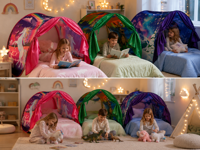 Намет дитячий Dream tents plus намет для дітей дитячий намет мрії, Рожевий