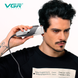 Машинка для стрижки волос и бороды VGR Professional V-121, 8 насадок, ножницы, расческа, от сети 220