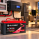 Акумулятор VIPEURONET 12V 150Ah ECO Series / Гелевий акумулятор для сонячних енергосистем, систем резервного живлення