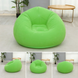 Надувне крісло-пуф Inflatable Sofa / Надувне крісло-мішок 110&times;110&times;85 см Зелений