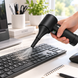Портативний турбо-вентилятор / Turbo Handheld Fan T60 з USB заряджання / Вентилятор для охолодження
