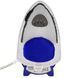 Ручний паровий відпарювач Mini Steam Iron HT-558B - компактна дорожня парова праска зі щіткою, Темно-синій