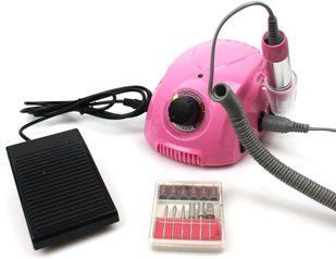 Фрезер для маникюра Nail Drill DM-212 PRO на 65 Вт/35000 оборотов, Розовый