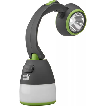 Світлодіодний акумуляторний ліхтар трансформер 3 в 1 для кемпінгу акумуляторний LED, Зелений