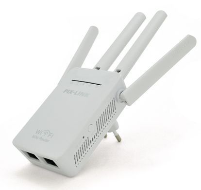 Репітер 09 LV-WR WIFI роутер +REPEATER/AP Mega, Білий