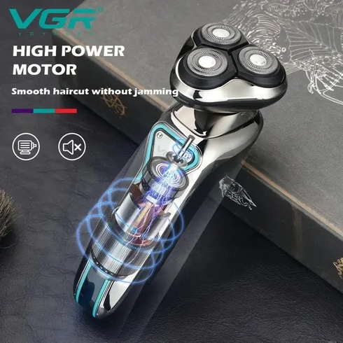 Професійна акумуляторна бритва для бороди VGR V-323